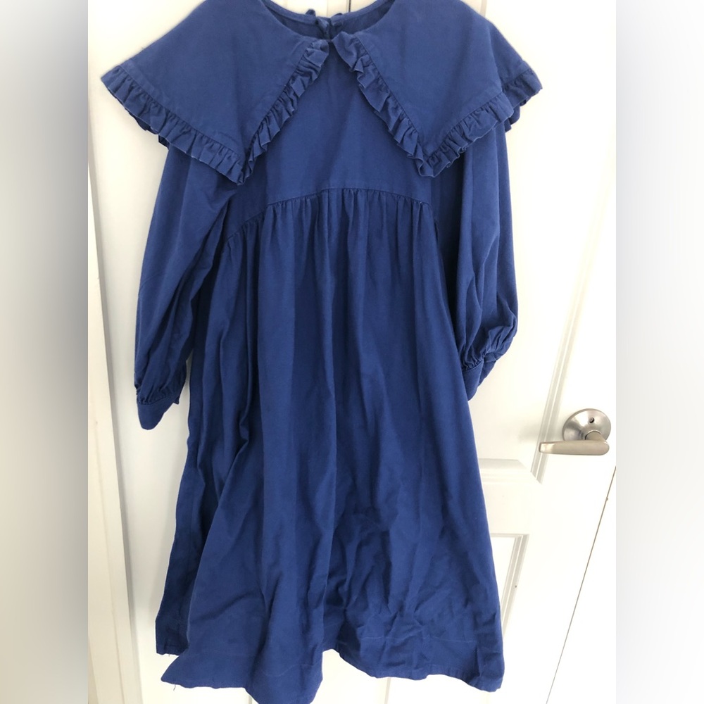 Little creative factory 70’s blue dress size 8